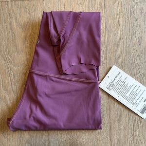 wunder under 23" scallop vintage plum size 2 lululemon nwt